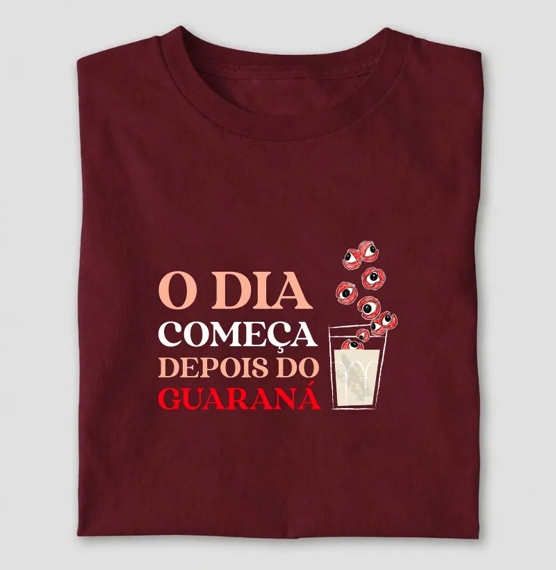 O dia começa com guaraná