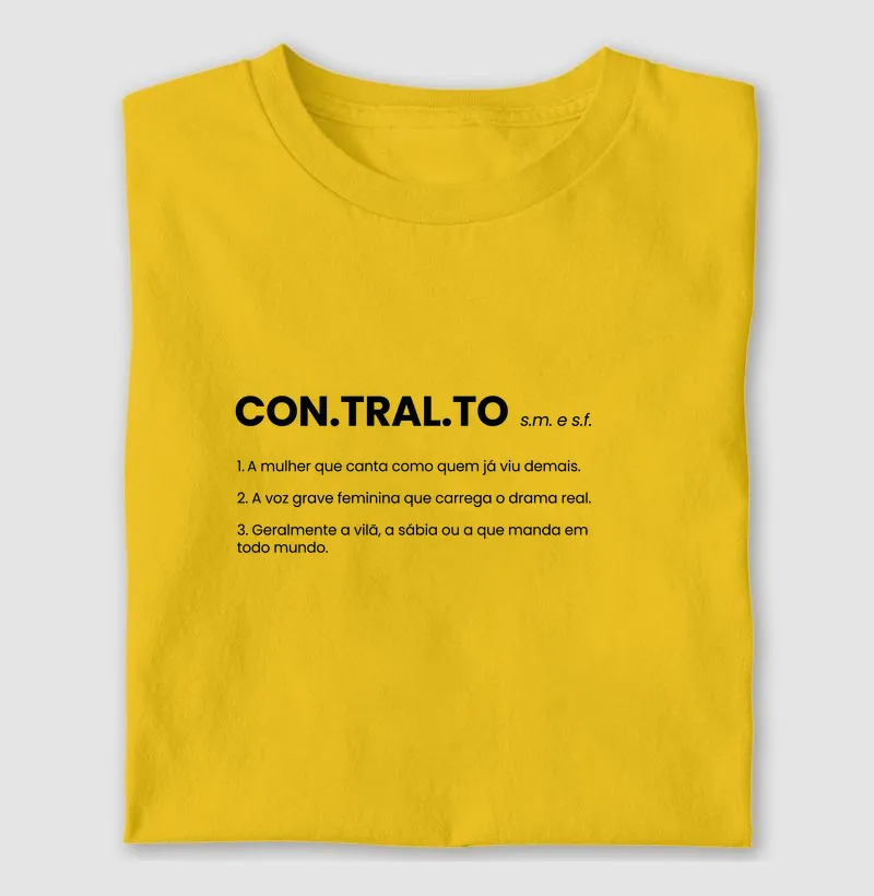 Contralto - Dicionário Lírico