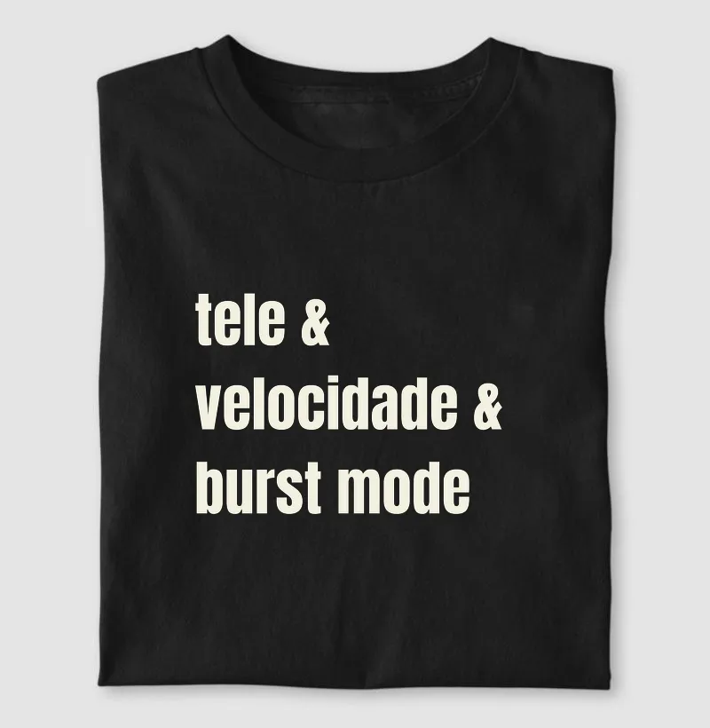 tele velocidade burst mode
