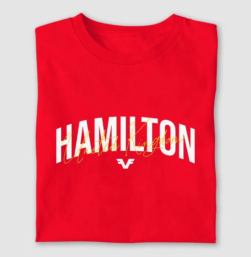 Hamilton Fãn Camiseta Unissex