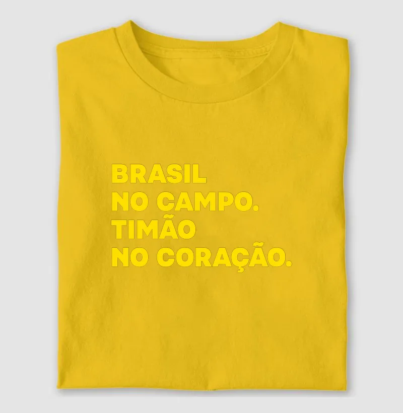 Brasil no campo. Timão no coração.