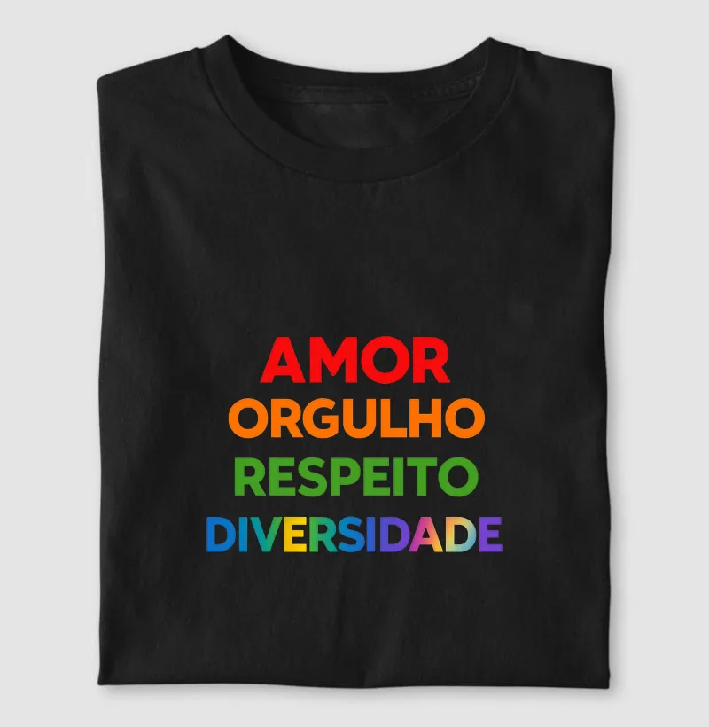 AMOR ORGULHO RESPEITO DIVERSIDADE