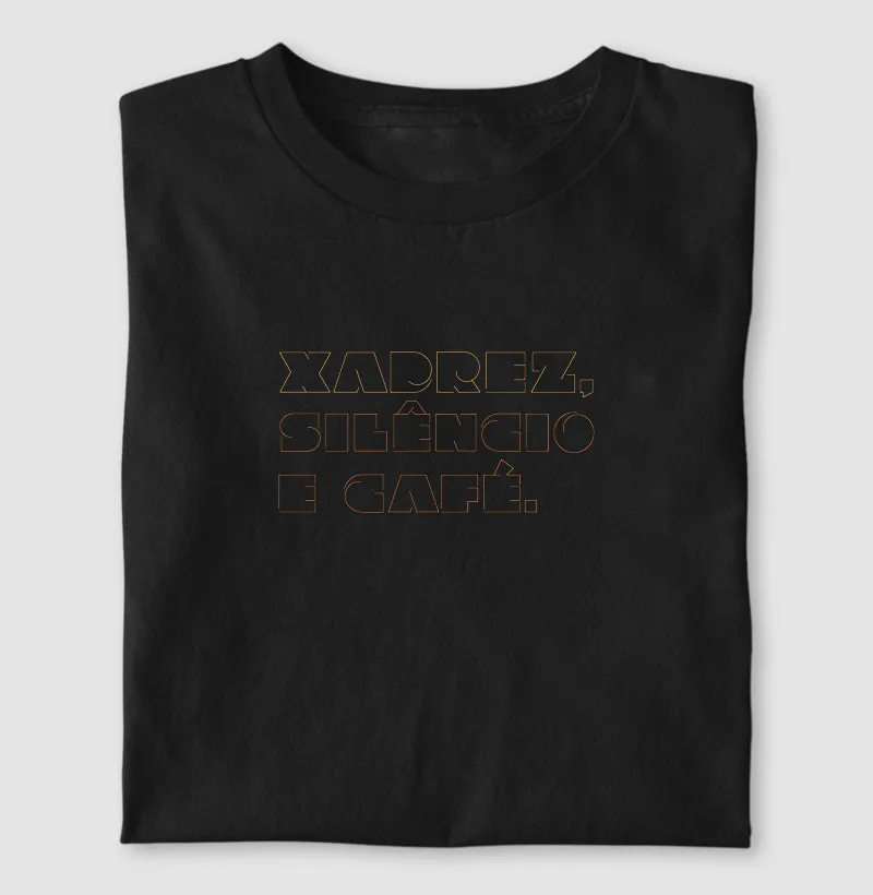 Xadrez, silêncio e café