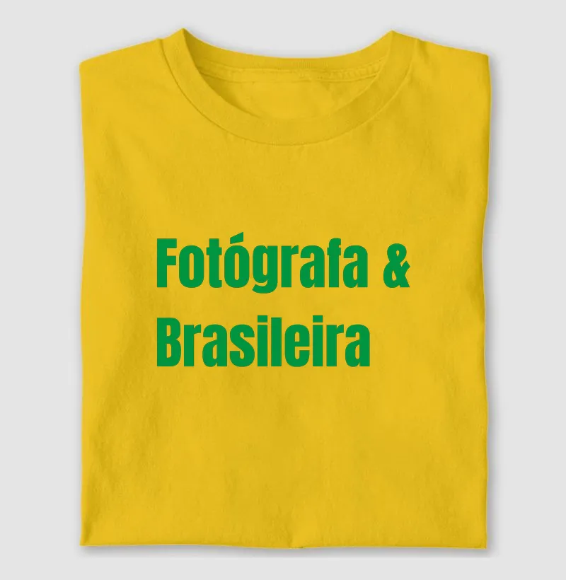 Fotógrafa e brasileira