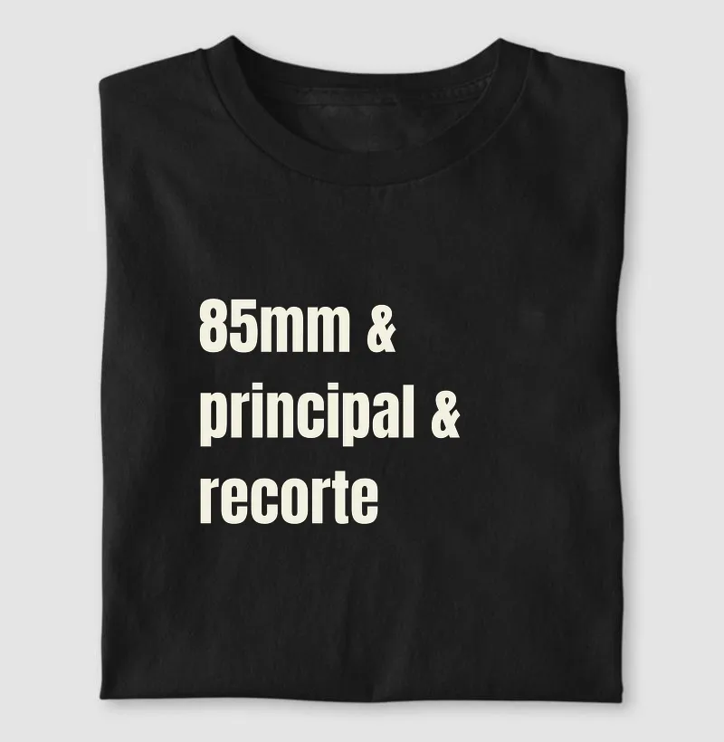 85mm principal recorte - Camiseta
