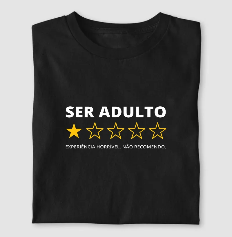 Ser adulto experiência