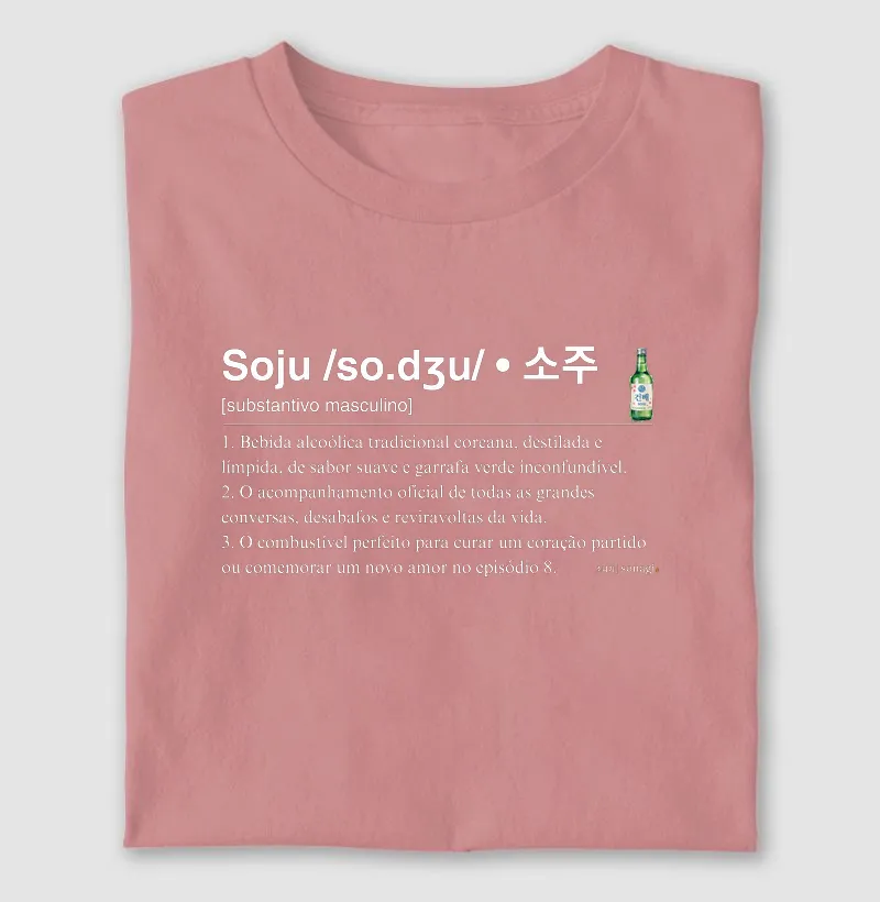 Camiseta Soju definição de dicionário