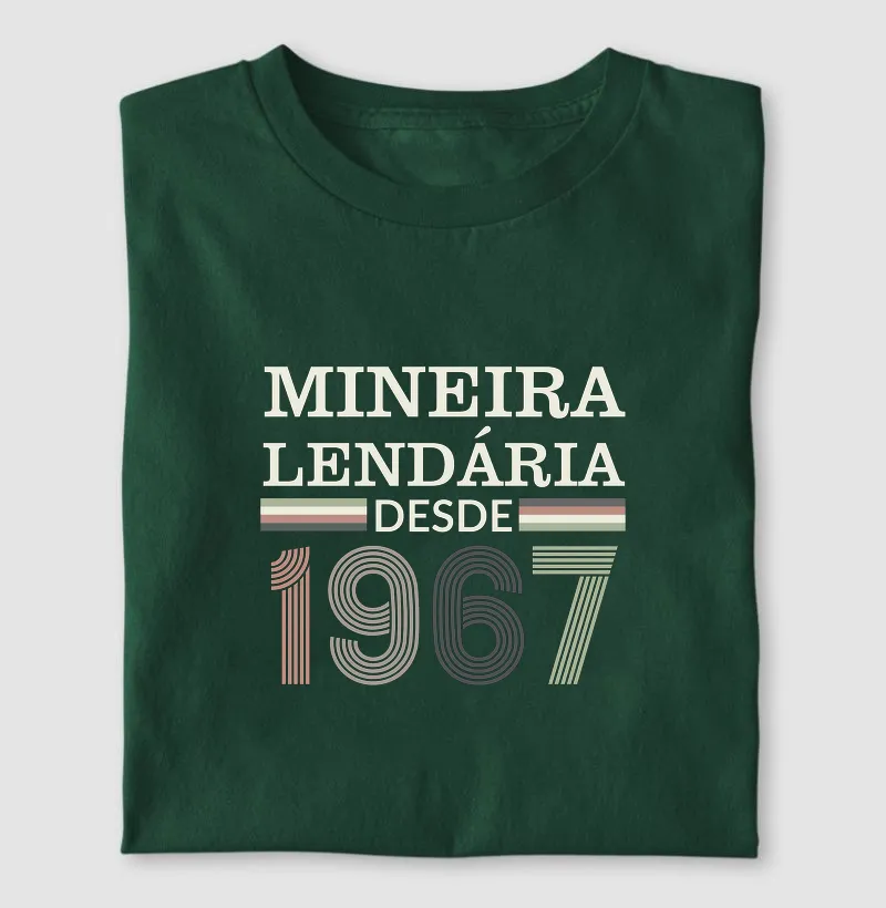 Camiseta Mineira Lendária desde 1967 | Para personalizar 👉ANTES DA COMPRA👈 chame no WhatsApp