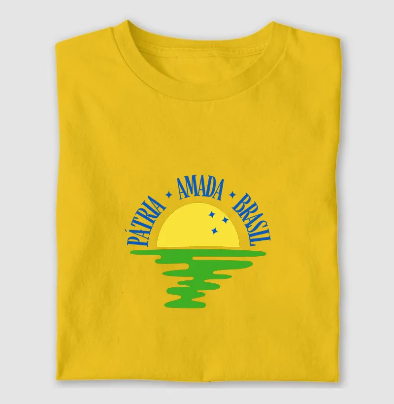 Camiseta Pátria Amada paisagem