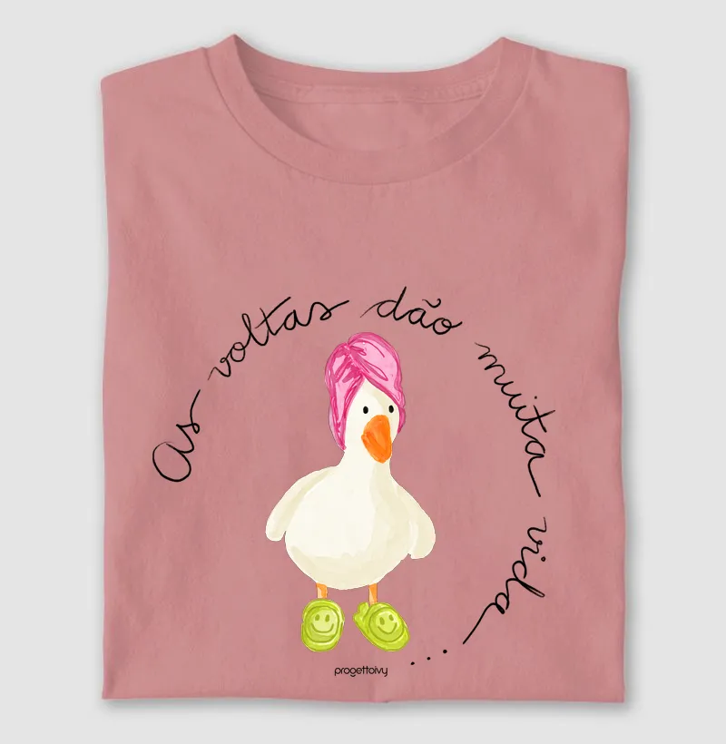 T shirt As voltas dão muita vida