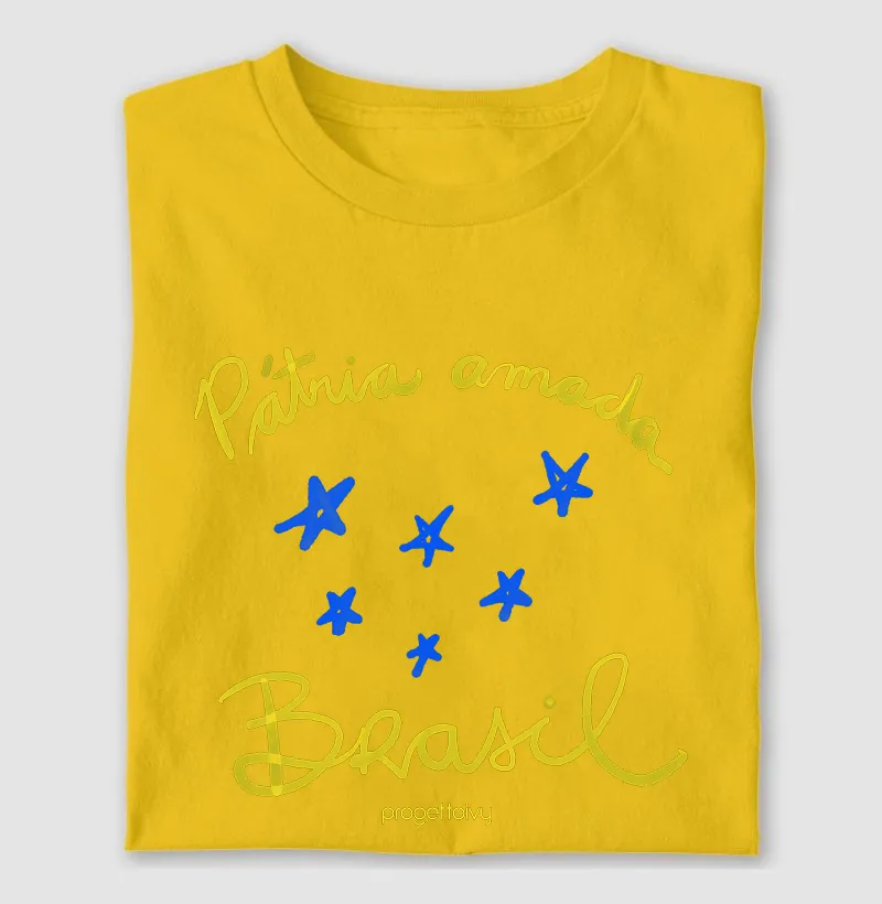 T shirt Pátria Amada Brasil