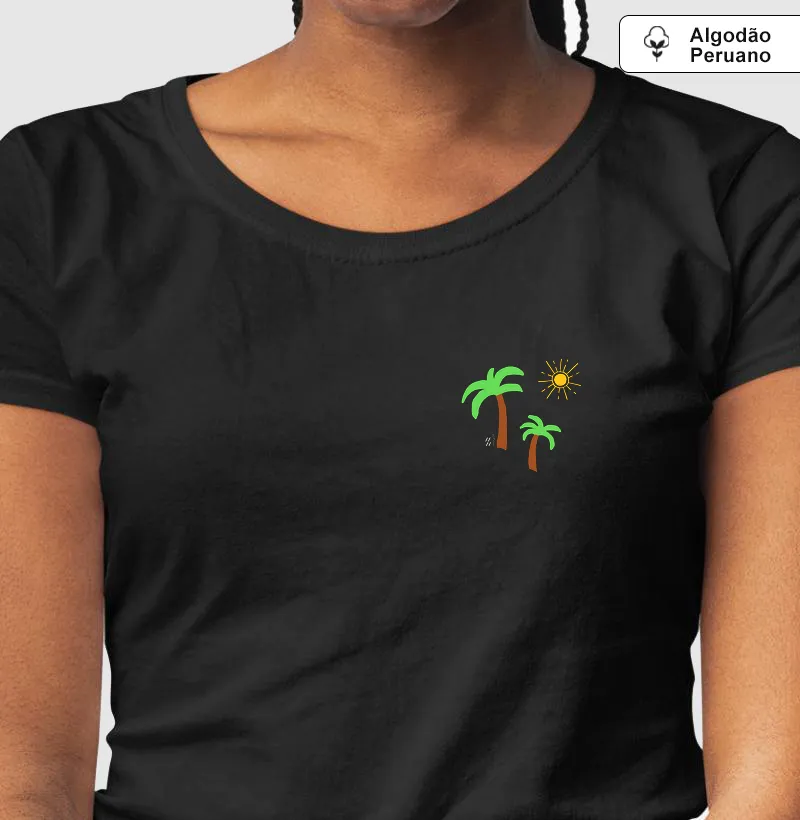 Camiseta Baby Look WayAll Premium - Tropical e Essencial