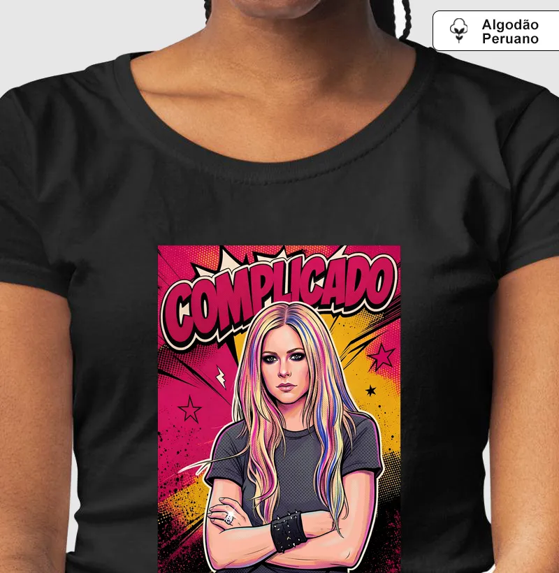 COMPLICADO - Camiseta Algodão Peruano