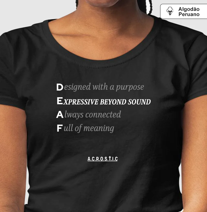 D.E.A.F | A.C.R.O.S.T.I.C