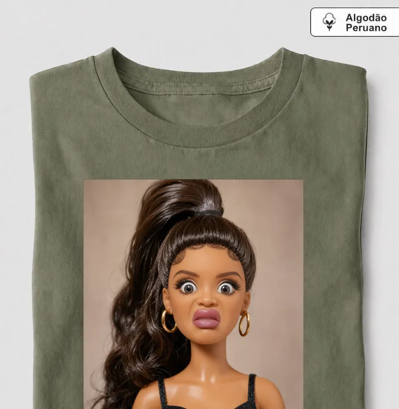 TRANQUILIDADE NO OLHAR - Camiseta Algodão Peruano