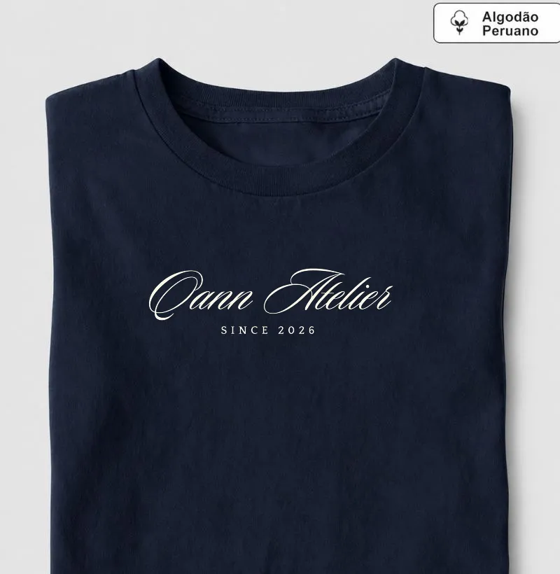 Camiseta Algodão Peruano Qann Atelier