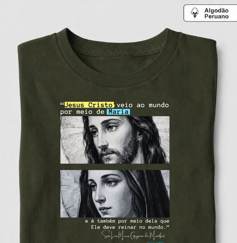 "Jesus veio ao mundo por meio de Maria" 
