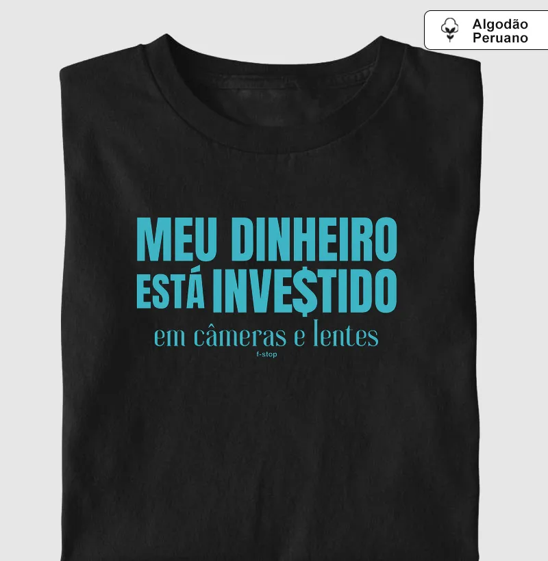 Inve$tido - Camiseta Algodão Peruano
