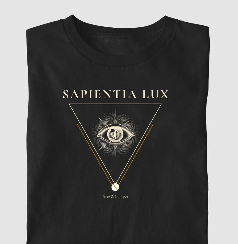 Camiseta A Sabedoria - Clara Visão da Verdade