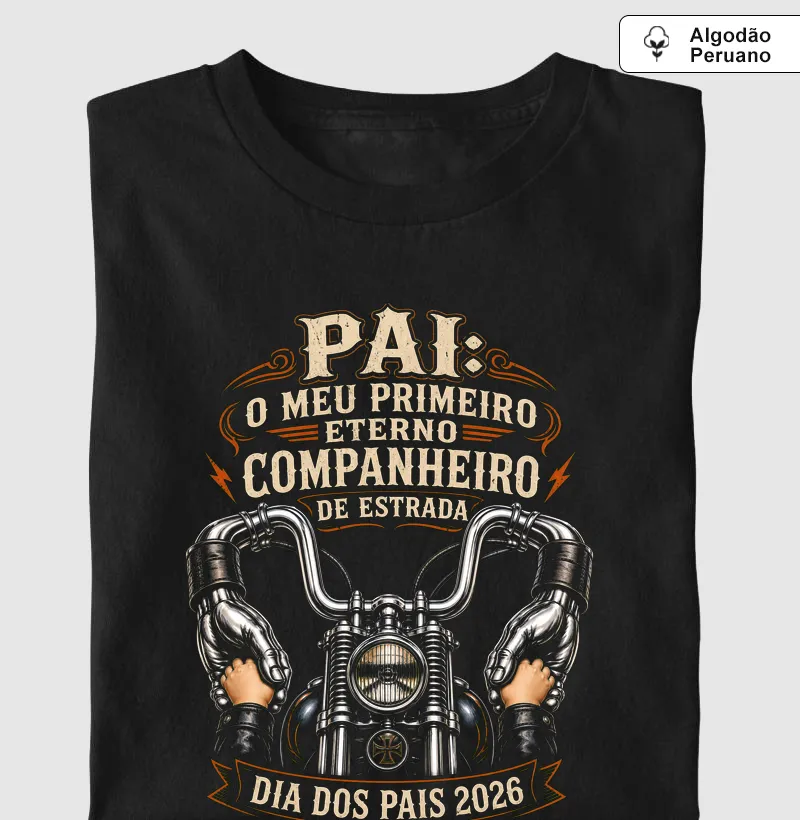 Supreme Pai, meu primeiro companheiro de estrada (tecido algodão peruano)