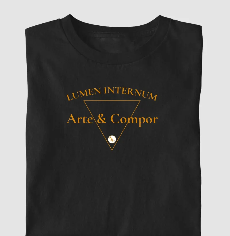 O Despertar da Essência — LUMEN INTERNUM - Camiseta Autoral Arte & Compor