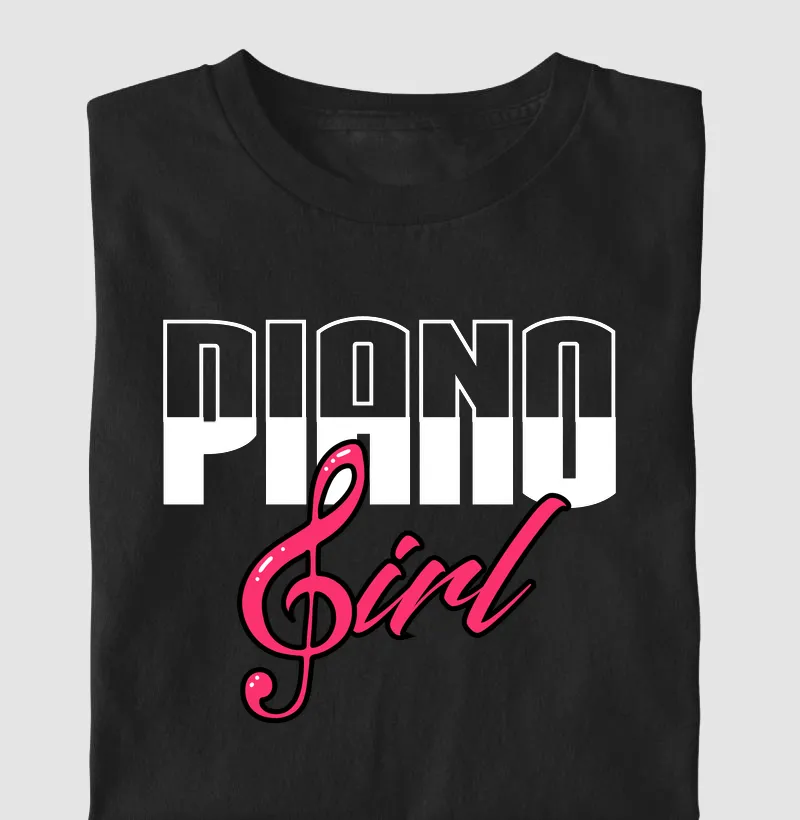 Piano Girl - Camiseta
