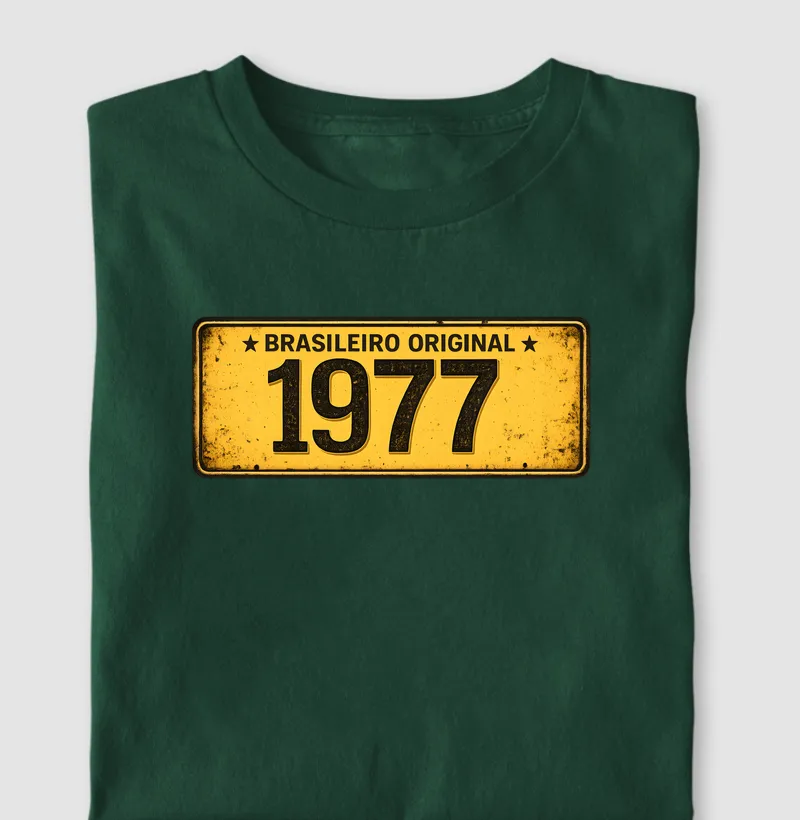 PLACA AMARELA 1977