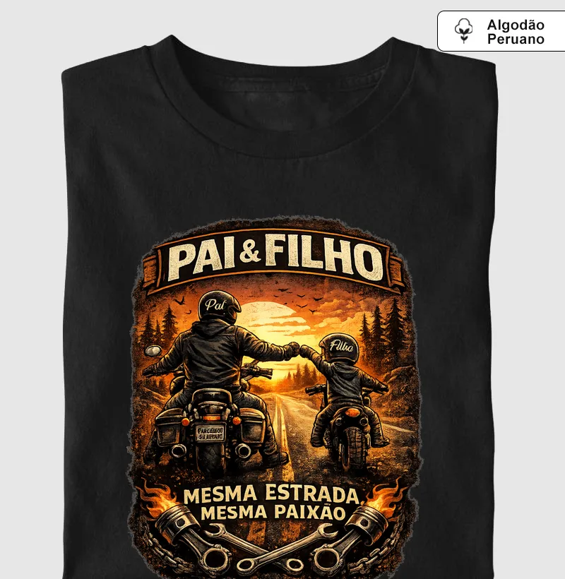 Supreme Pai e Filho (tecido algodão peruano)