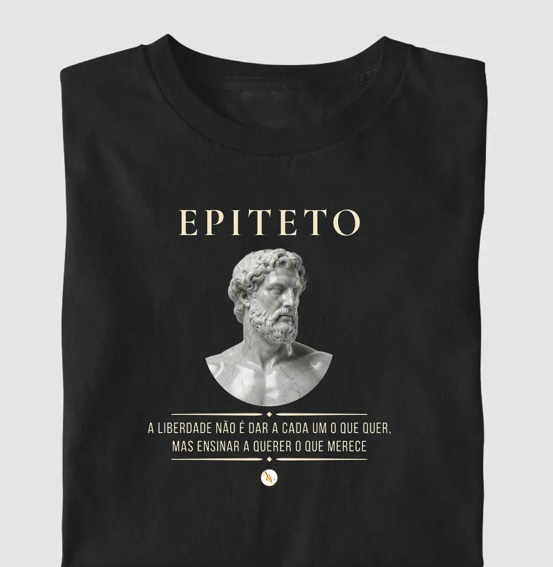 Camiseta O Senhor de Si - Epiteto