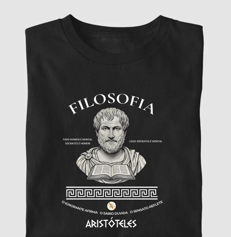 Camiseta Filosofia Aristóteles