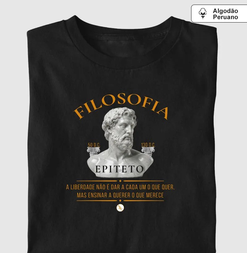Camiseta O Senhor de Si - Epiteto