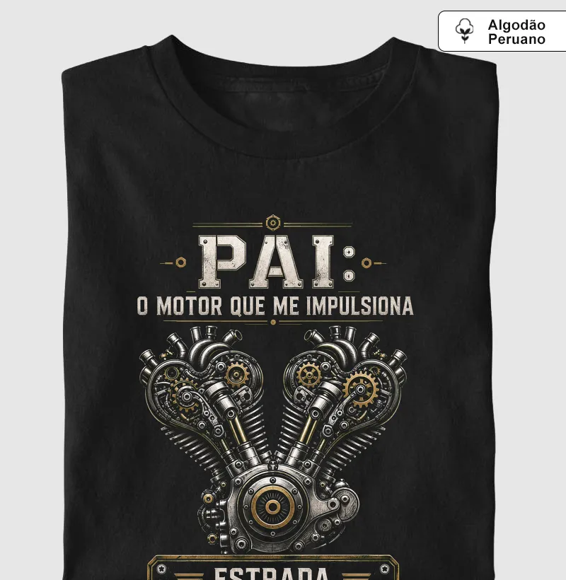 Supreme Pai, o motor que me impulsiona (tecido algodão peruano)