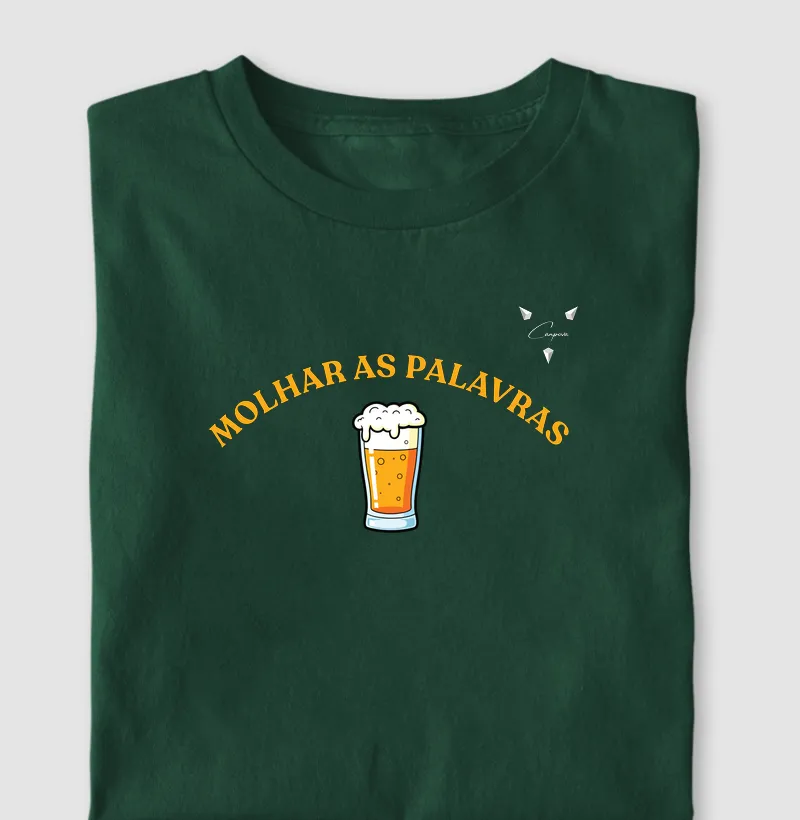 "Molhar as palavras"