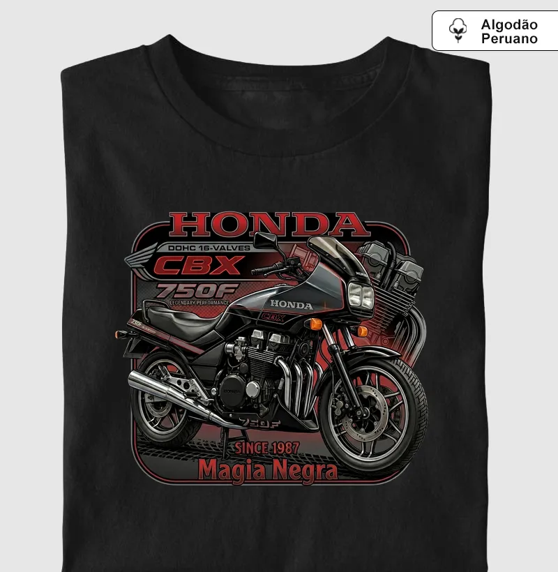 Supreme Honda CBX 750F Magia Negra (tecido algodão peruano)