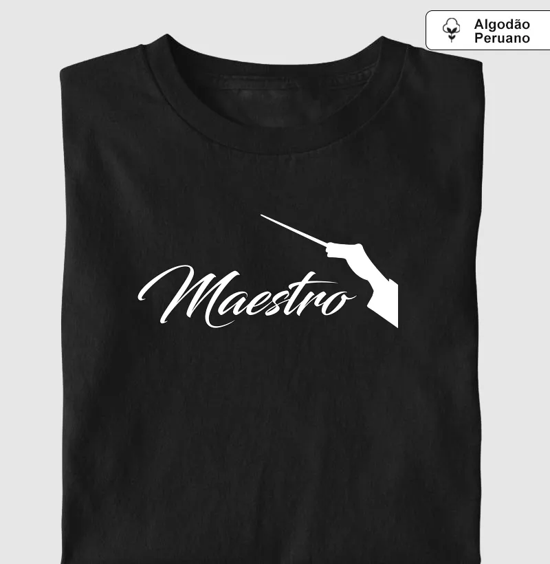 Maestro - Camiseta Algodão Peruano