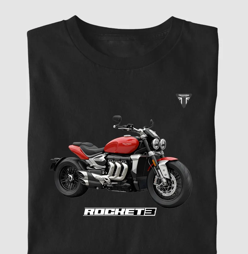 Triumph Rocket 3 vermelha