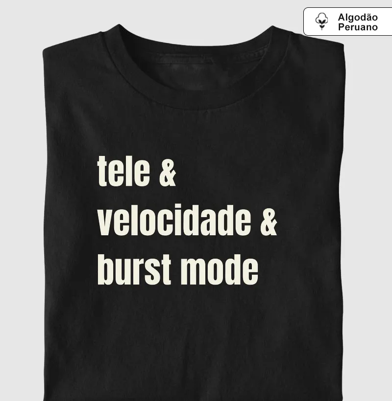 tele velocidade burst mode