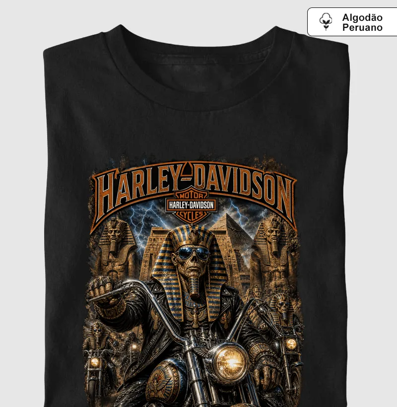 Supreme Harley Davidson Powerslave (tecido algodão peruano)