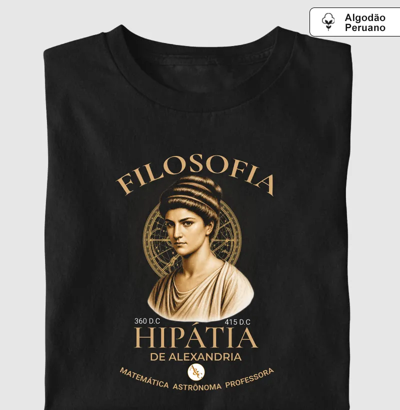 Camiseta Filosófica "Luz de Alexandria" | Arte & Compor