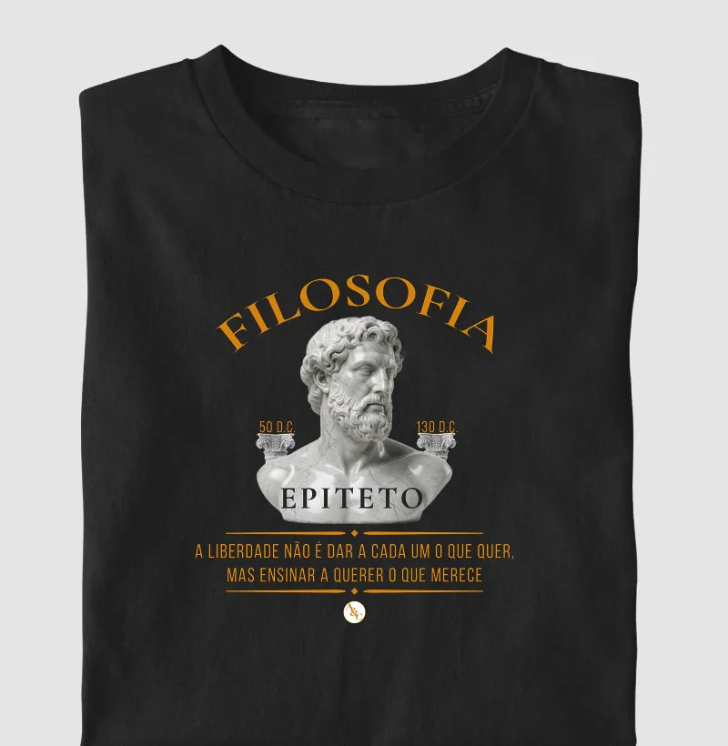 Camiseta O Senhor de Si - Epiteto