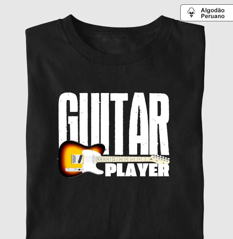 Guitar Player-Telecaster - Camiseta Algodão Peruano