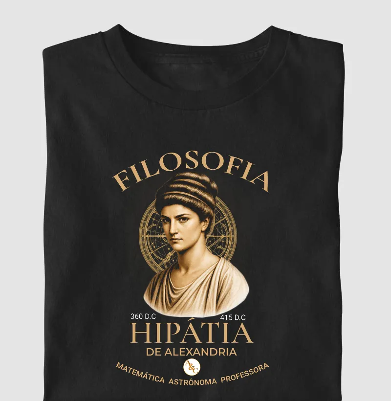 Camiseta Filosófica "Luz de Alexandria" | Arte & Compor