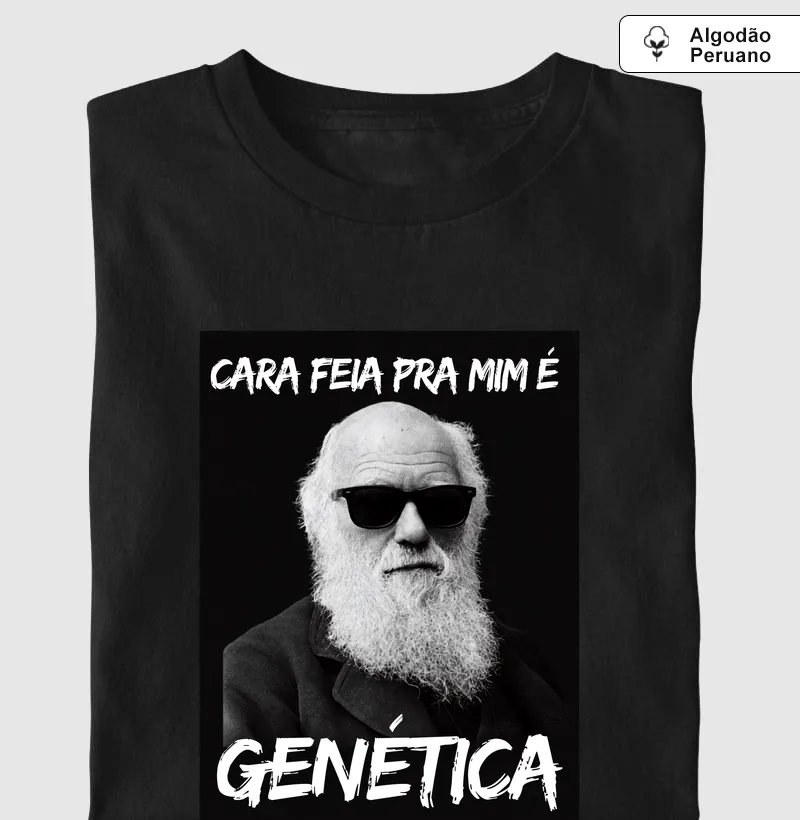 NÃO É FOME - Camiseta Algodão Peruano