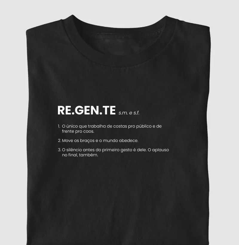 Regente / Maestro - Dicionário Lírico