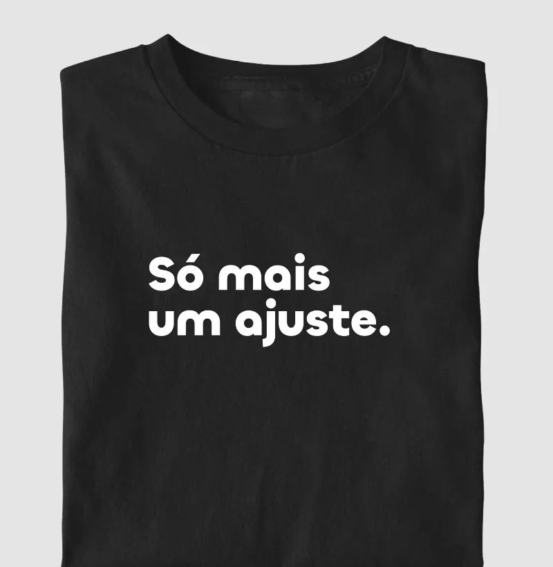 Só mais um ajuste