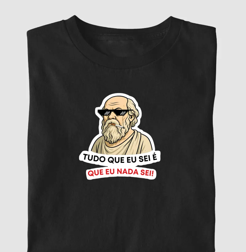 Sócrates Meme – Tudo Que Eu Sei é Que Eu Nada Sei