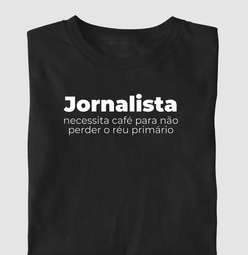 Jornalista necessita de café