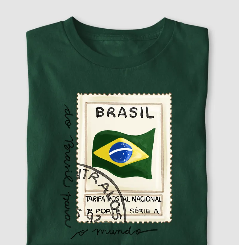 T shirt do Brasil para o mundo