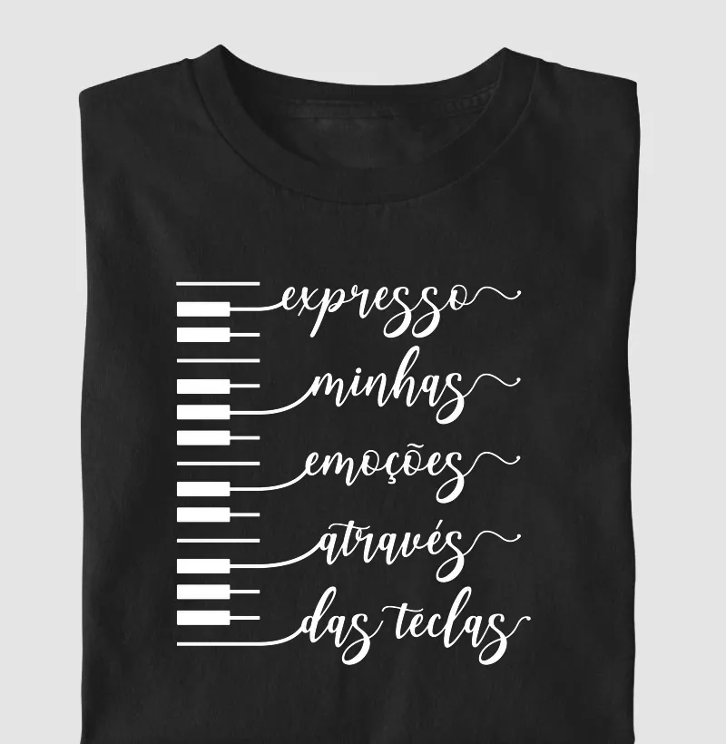Expresso minhas emoções através das teclas