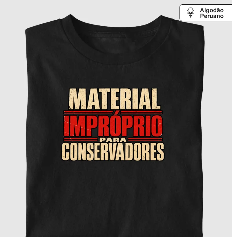 Material impróprio para conservadores